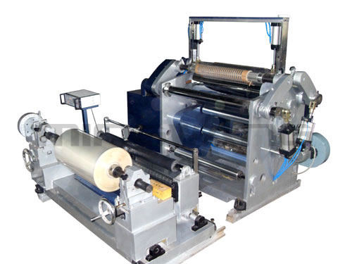 Center surface curling high speed slitting machine